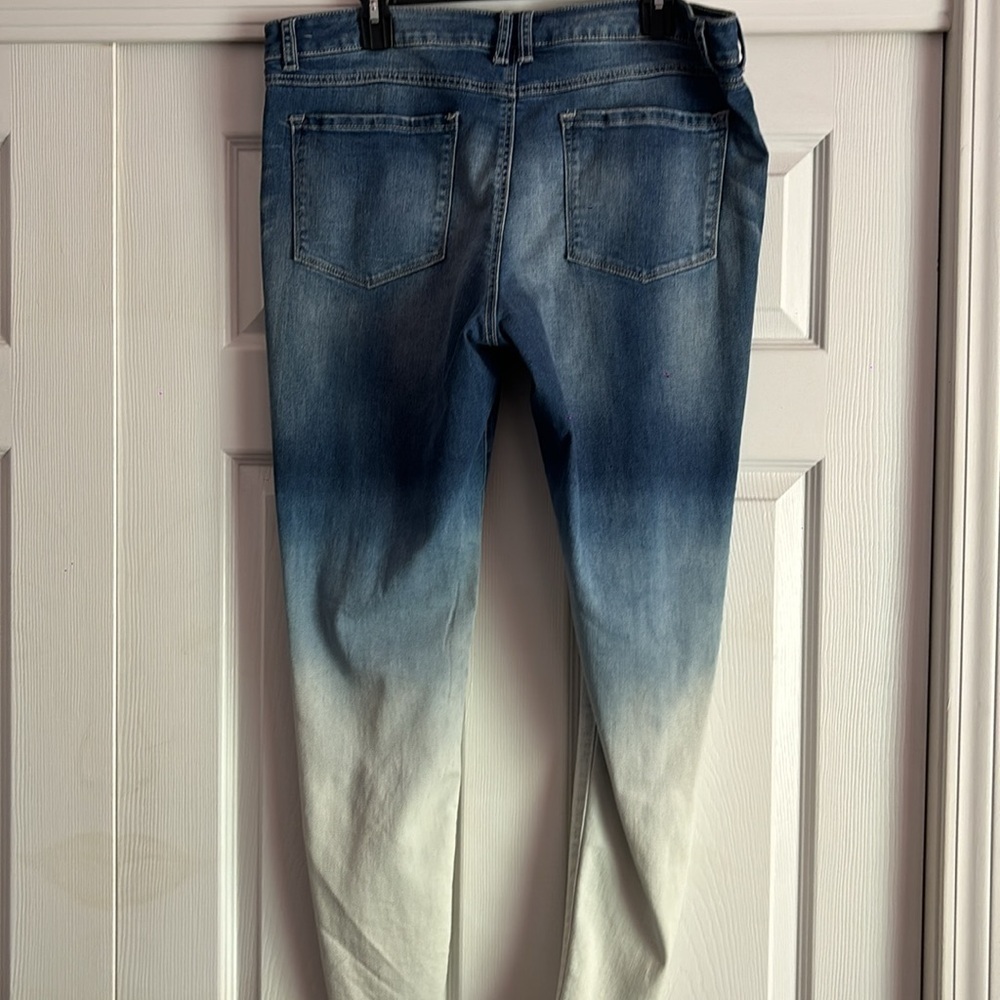Vintage Reunion White Fade Jeans Size 19